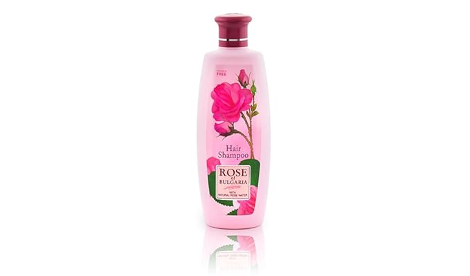 Rose of Bulgaria Gift Set for Women - Hair Shampoo, Cosmetic Soap, Hand Cream with Rose Water