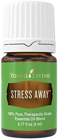 Young Living Stress Away Essential Oil Blend – 100% Pure, Vanilla-Lime Aroma, Diffuser & Topical Use, 5ml