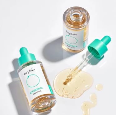 beplain Cicaterol Face Serum (1.01 fl oz) | Powerful Soothing & Recovery formula for irritated, sensitive skin | Highly concentrated Centella asiatica Cica ampoule | Korean skin care