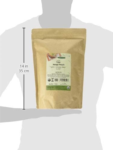 Davidson's Organics, Tulsi Mango Peach, Loose Leaf Tea, 16-Ounce Bag