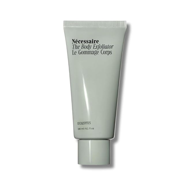 Nécessaire The Body Exfoliator. Eucalyptus. AHA/BHA/PHA. Resurface Skin. Smooth KP and Rough Patches. Hypoallergenic. Dermatologist-Tested. 180 ml / 6.1 fl oz