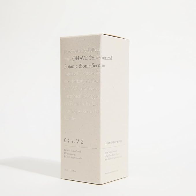 OHAVE Vegan Serum - Natural Ingredients for Even Skin Tone Skin Vitality & Firmness Care Cruelty Free Dermatologically Tested for Low Irritation Suitable for All Skin Types 20 Free Clean Beauty - 50ml