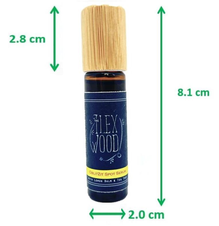 The Ilex Wood - Oblitzit - Spot Treatment Serum with Tea Tree and Lemon Balm, Natural Vegan Formula - 10ml (0.34 fl oz)