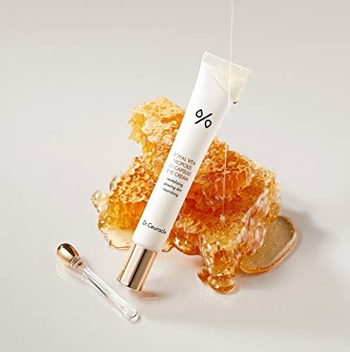 leegeehaam Dr.Ceuracle Royal Vita Propolis 33 Capsule Eye Cream with Applicator (20ml / 0.67 fl. oz.) - Soothing, Hydrating Eye Serum Cream, Dark Circle Relief
