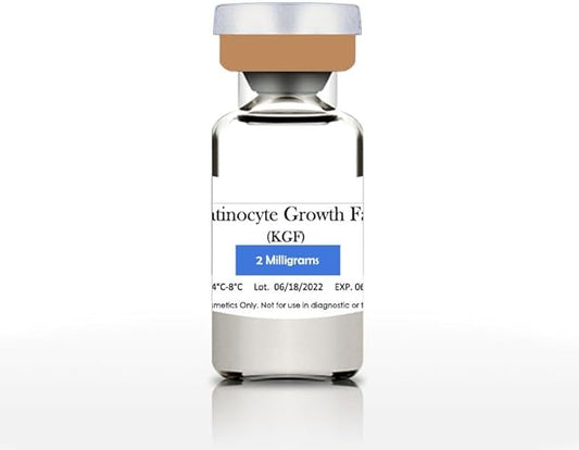 Keratinocyte Growth Factor Powder - KGF Freeze-Dried Powder Cosmetic Grade for Sensitized Skin, 1Milligrams, 900000IU, 96% Purity (2mg)