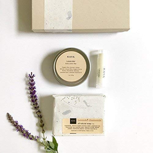 Kaya Lavender Mini Gift Set, Handmade Bath & Body Gift | Gift for Mom