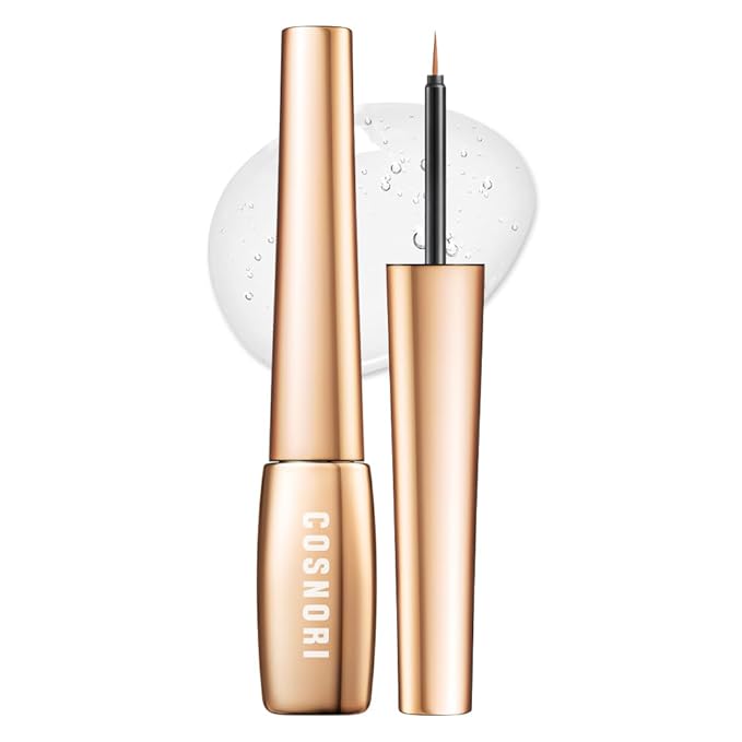 COSNORI Eyelash Serum 100 EX - Intensive Eyelash Care Serum – Slim Brush Type Hydration Booster– Irritation Free - Peptides, Silk Extract, Hyaluronic Acid, 0.2 fl.oz