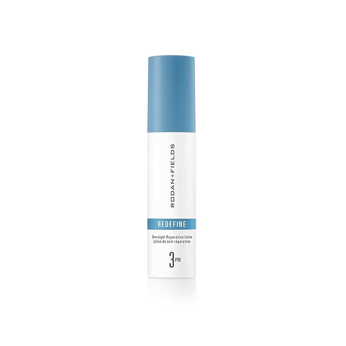 RODAN + FIELDS Redefine Overnight Reparative Lotion | Anti Aging Face Moisturizer for Fine Lines, Deep Wrinkles, and Firmness | With Peptides, Retinol, and Vitamin B3 | Lightweight Skin Care