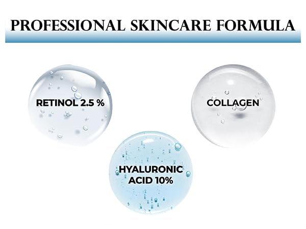 Retinol Cream for Face, Anti Aging Cream - Vitamin E, B5 & Hyaluronic Acid for Skin Care, Anti Wrinkle Face Cream with Collagen for Women/Men, Day-Night Face Moisturizer for Woman, Collagen Cream1.7oz