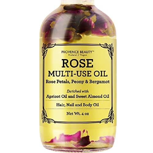 Provence Beauty Rose Multi-Use Oil for Face, Body and Hair & Active REWIND Facial Oil