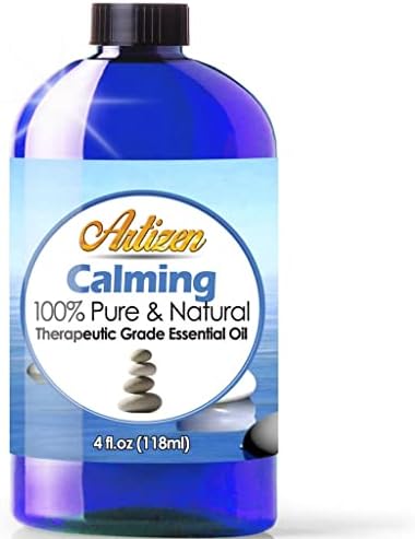 Artizen Calming Blend Essential Oil (Blend of 100% Pure & Natural - Undiluted) Therapeutic Grade - Huge 4oz Bottle for Aromatherapy - Aromatherapy Essential Oil