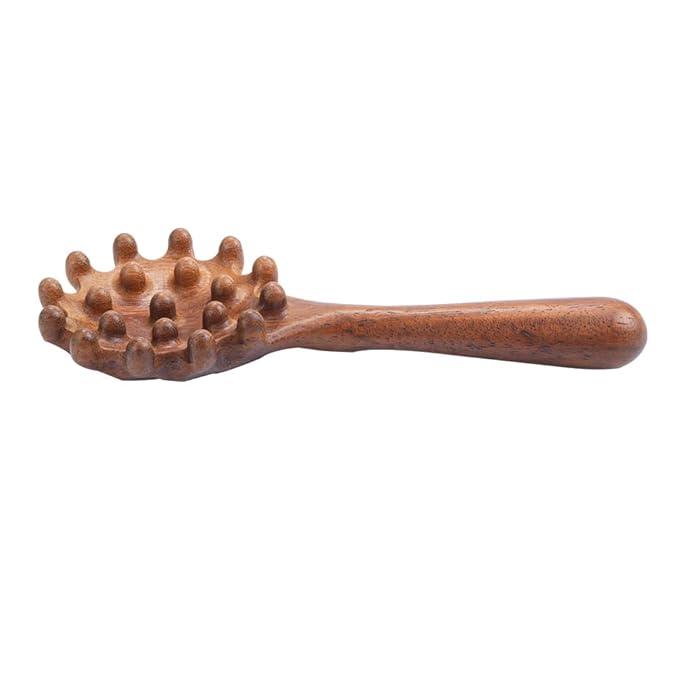 Handcrafted Wooden Scalp Massager - Scalp Scrubber for Hair Growth and Stress Relief, Made with Natural Wood, Scalp Brush Massager for Dandruff Reduction, Unique Gift for Mom, Dad & Self-Care Lovers