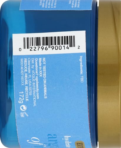 OGX Extra Strength Hydrate Repair + Argan Oil of Morocco Hair Mask Deep Moisturizing Conditioning Treatment, Citrus, 6 Ounce