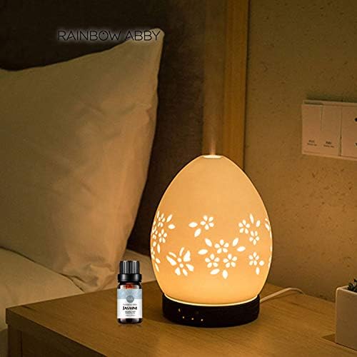 RAINBOW ABBY Jasmine Essential Oil 100% Pure Orangic Aromatherapy Plant Essential Oils Set for Diffuser - 10ML