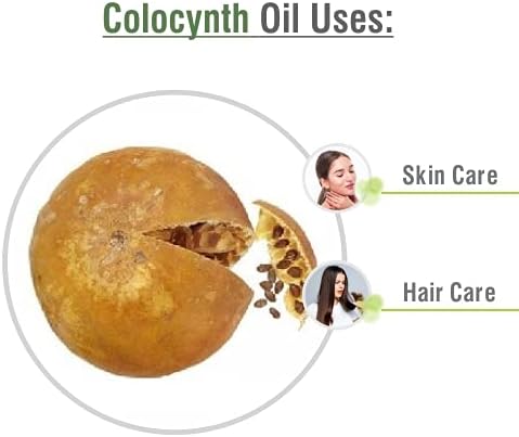 Salvia Colocynth Oil | Pure and Natural Cold-Pressed Oil | Hair Care (Hair Thickening, Improve Scalp Health) Skin Care (Moisturizes & Nourishes)- Cosmetic Grade - 15 ML