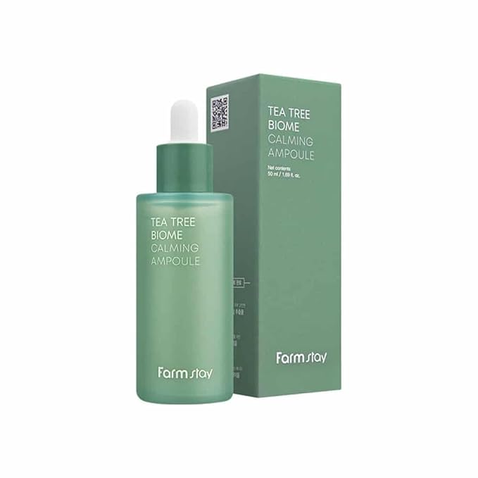 Farmstay Tea Tree Biome Calming Ampoule-50ml / 1.69 fl.oz. (Made in Korea)