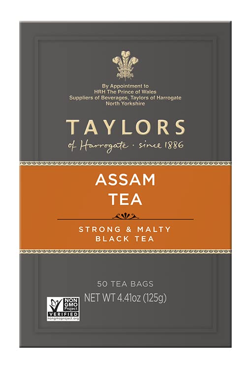 Taylors of Harrogate Pure Assam, 50 Teabags, (Pack of 6)