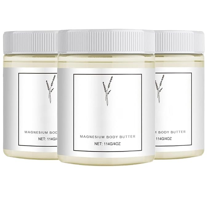 Neuropathy Cream, Magnesium Cream for Neuropathy,Magnesium Body Butter,Long-Lasting Hydration to Keep Skin Feeling Soft,Suitable for All Skin Types(3pcs)