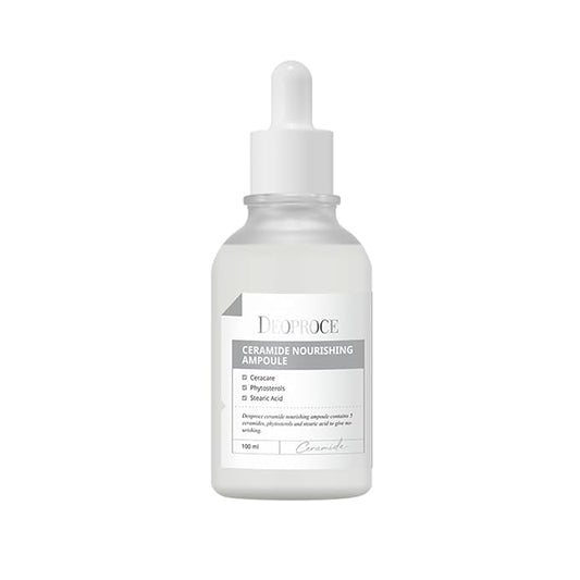 Deoproce Ceramide Nourishing Ampoule 100 ml, Korean Skincare, Moisturizing, Hydrating, 5 Types of Ceramide Ingredients, Phytosterol, Cholesterol