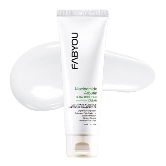 Niacinamide Arbutin Glow Boosting Cream 2.7 oz – Korean Skin Care for Long-Lasting Hydration & Smooth, Even Skin Tone with 10% Niacinamide & Arbutin, Deep Moisture Cream for Face