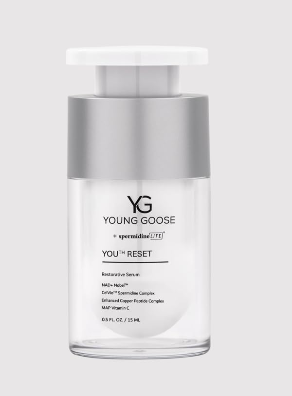 Young Goose, Youth Reset Serum | Cellular Regeneration and Repair | Improves Skin Texture | Promotes Skin Luminosity and Vibrancy - Travel Size 15ml