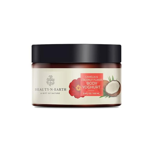 Camelia Coconut Flakes Body Yoghurt,100ml Enriched with Camellia Oleifera Seed Oil | Coconut oil | Shea Butter | Tea | Vitamin E