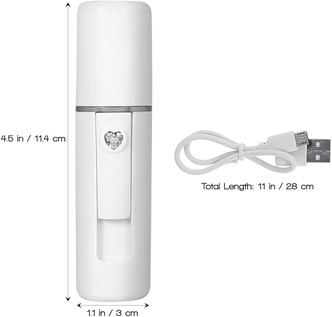 Frcolor Nano Facial Mister Atomization Eyelash Extensions Mist Atomization Facial Humectant Steamer Cool Mist Face Hydration Sprayer Beauty Skin Care