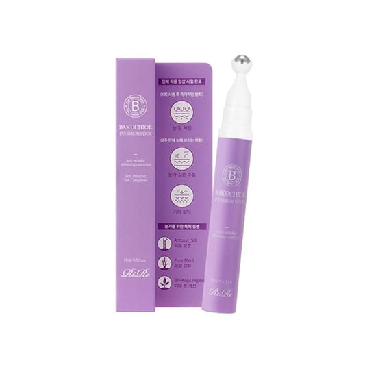 RiRe Bakuchiol+Galactomyces Eye Serum Stick For concerns about wrinkles around the eyes, Skin irritaion test completed, All Skin Type, Airless Pump 0.5 fl.oz.(15ml)