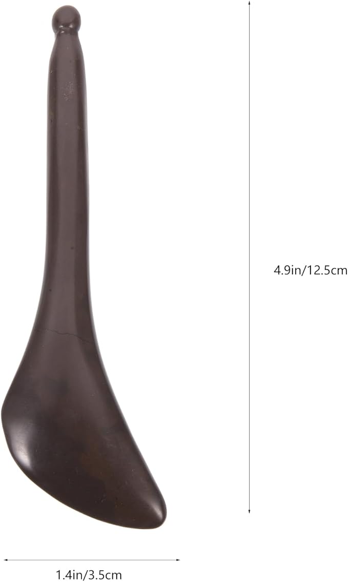 Amsofun Facial Scraping Tool Bian Stone Gua Sha Wand Muscle Scraper Tool Scar Tissue Tool Skin Scraping Tool