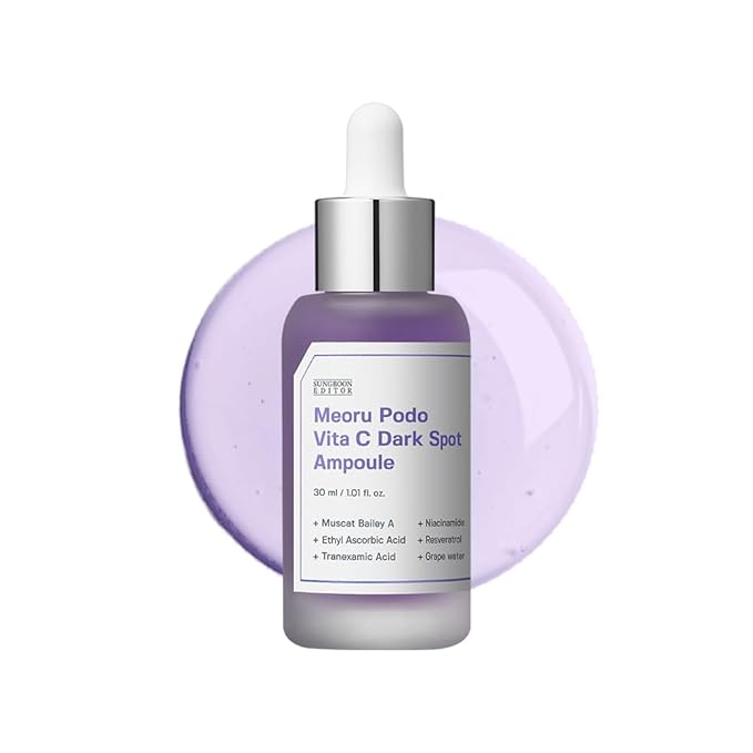 SUNGBOON EDITOR Meoru Podo Vita C Turn-over Ampoule | Niacinamide, Vitamin C | Korean Skincare | 1.01 fl.oz.