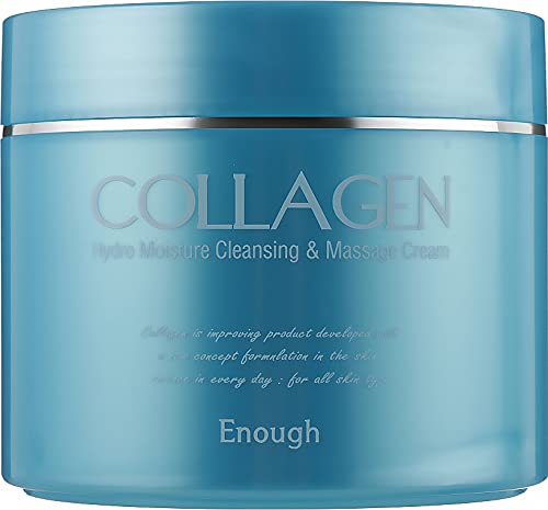 Enough Collagen Hydro Moisture Cleansing Massage Cream 10.14 fl oz / 300ml - Hydrating Facial Cleanser