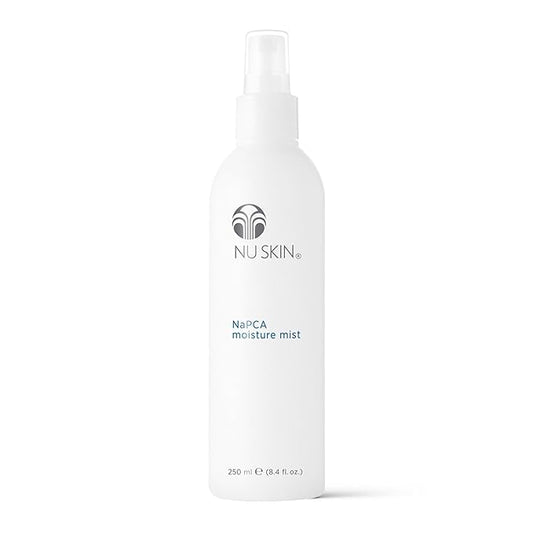Nu Skin NaPCA Moisture Mist | Revitalizing Moisturizer & Cooling Mist with Hyaluronic Acid | Hydrating Spray for Face, Body & Hair | Sodium PCA for All Skin Types | 8 oz | 1 Pack