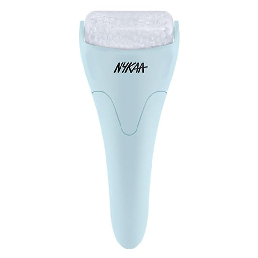 Nykaa Naturals Ice Roller Massage for Face Toning - Reduces Clogged Pores - Improves Absorption and Releases Neck Stiffness - Blue - 1 pc