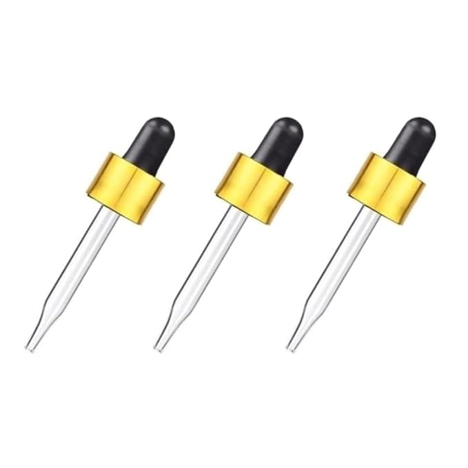 dève herbes Pure Grapeseed Oil (Vitis vinifera) with Glass Dropper Cold Pressed (Pack of Three) 100ml X 3 (10 oz)