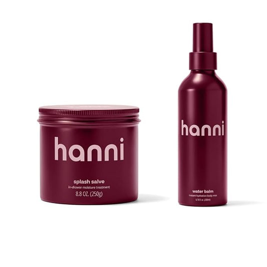 HANNI Splash Salve Body Mask and Water Balm Hydrating Body Mist Bundle