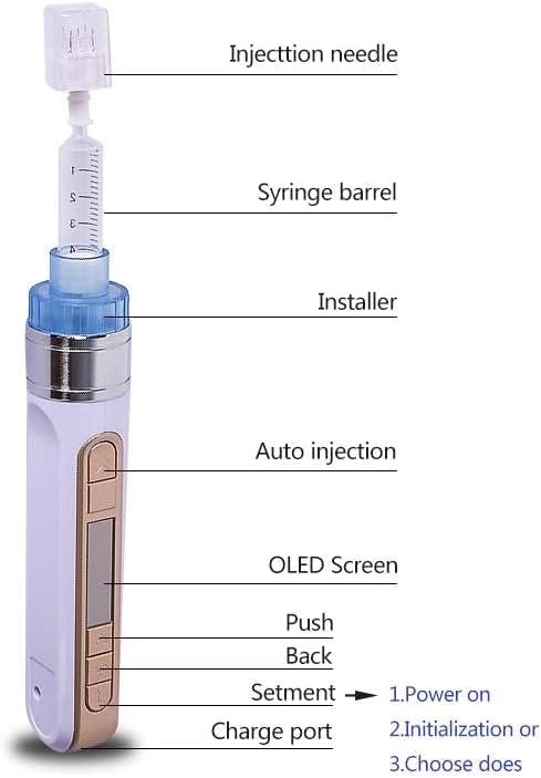 Facial Lifter Beauty Tools Skin Tightening Care Rechargeable Auto Injection Instrument Anti Aging Wrinkle Reducing Home Use