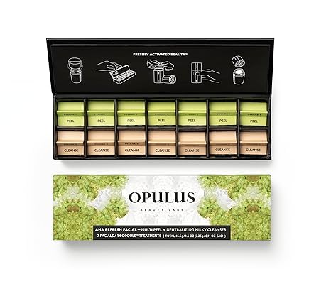 Smooth & Brighten System Collection, Activator with AHA Facial & Vitamin C Concentrate, Skin Renewal Trio, Skin Care Routine,Suitable for Dry Skin, Gift Bundle/Starter Kit