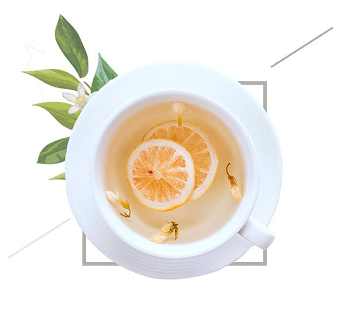 Lemon Slices Tea,Organic Nature Sun-Dried Lemon Slices,Fragrance Citrus Fruit,Chinese Flora Herbal Tea Supplement-45G