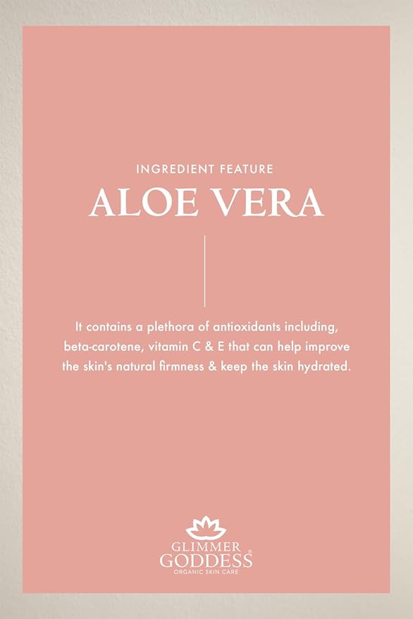 Glimmer Goddess Organic Anti-Aging Serum with Niacinamide Vitamin B3, Tightens Pores, Reduces Wrinkles with 5% Niacinamide: A Miracle for Your Skin, 1 oz