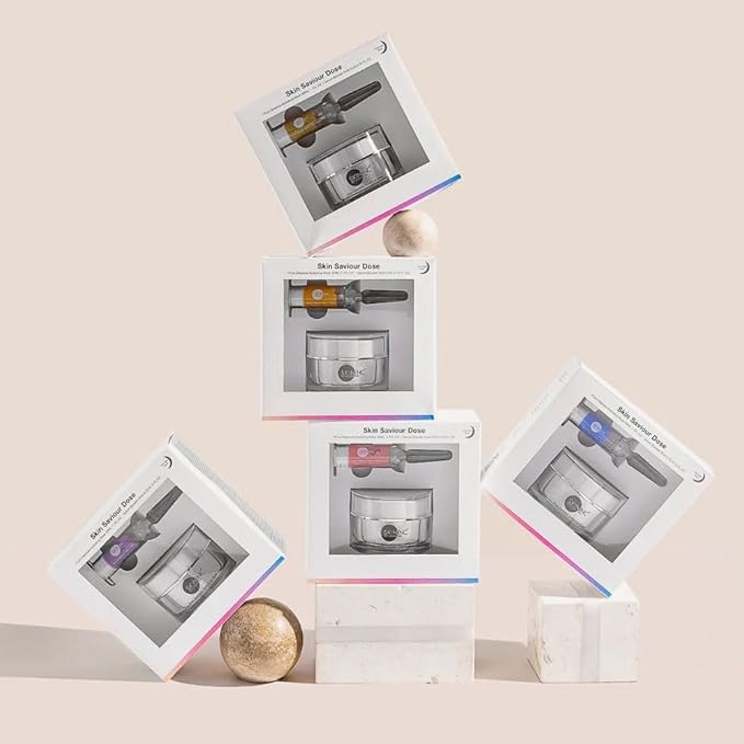 Inc Saviour Dose Glow Care Set - Illuminating Kit with Serum Booster and Hydrating Mask for Radiant, Revitalized