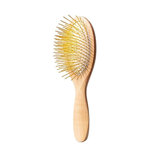 Gua Sha Hair & Scalp Brush: Premium Wooden Edition