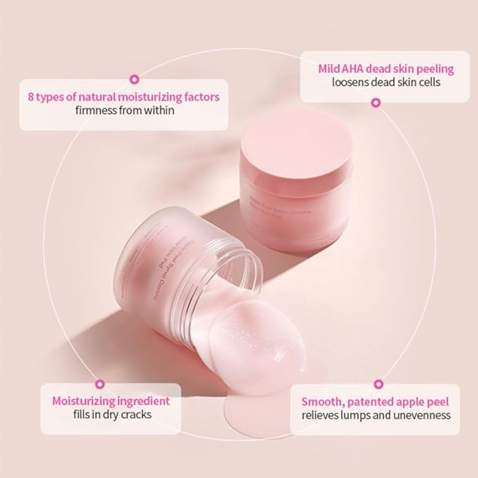 SUNGBOON EDITOR Apple Peel Syrup Coating Glow Skin Pad, facial exfoliant, blemish & dead skin clearing pads, moisturize, hydrating, Korean skincare