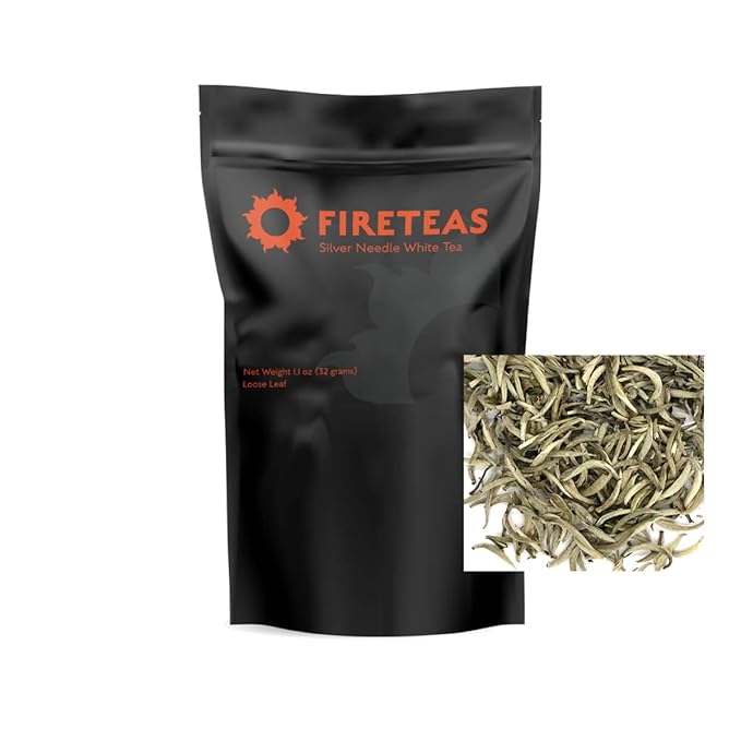 FIRE TEAS Silver Needle - Loose Leaf Tea -