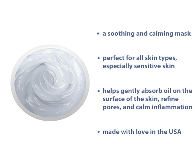 Raya Azulen Soothing Masque (602) | Calming Facial Treatment Mask for Sensitive Skin | Tones and Refines Complexion | Made with Azulene and Aloe Vera