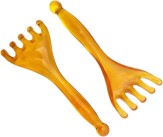 Scalp Massager Handheld Head Massager Resin Guasha Large Size Wide Design Head Scratcher Relax Massage Tool