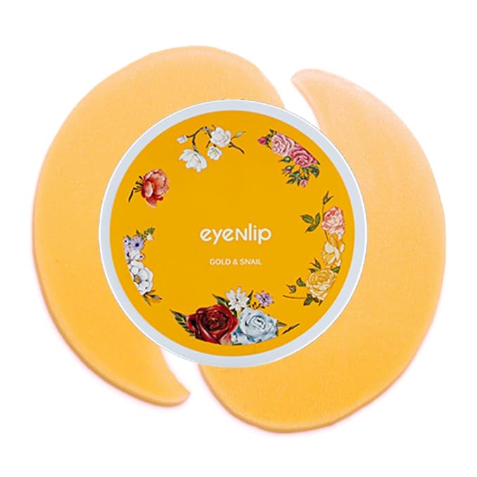 Gold & Snail Hydrogel Eye Patches – Moisturizing Under Eye Mask for Puffy Eyes, Fine Lines, and Dark Circles – Korean Skincare (60 Patches)
