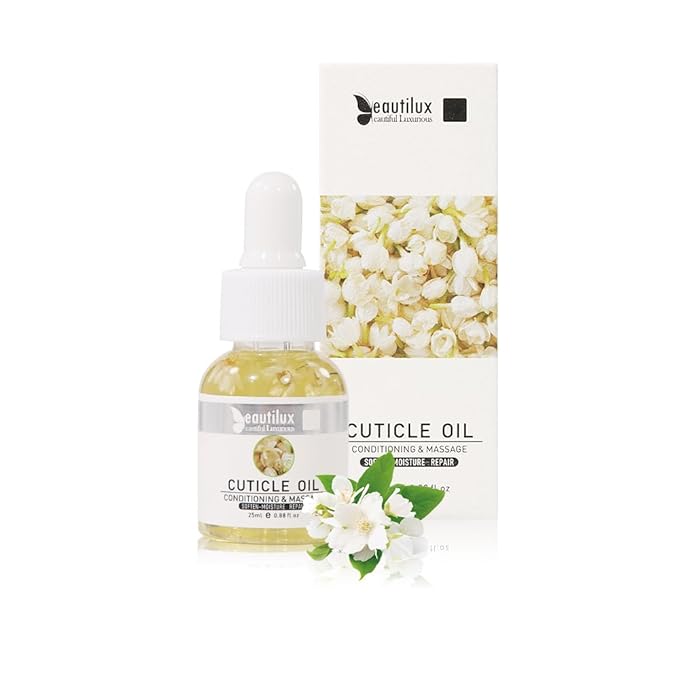 beautilux Cuticle Oil, 25ml Nail Oil for Growth and Strength Nails, 0.88 fl oz (CO-ML000)