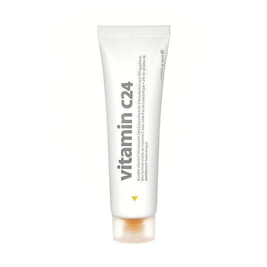 INDEED LABS c24 Vitamin Cream Combined Serum & Moisturizer with Ascorbic and Hyaluronic Acid to Repair and Restore Skin, 30 ml
