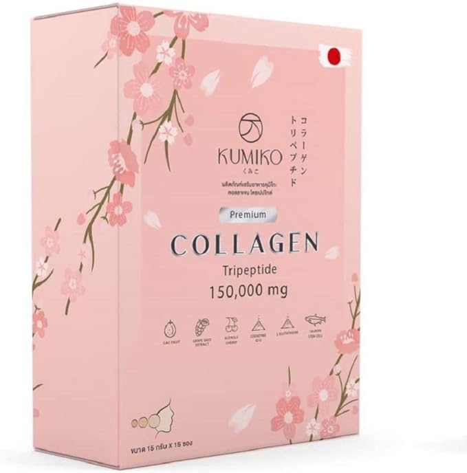Kumiko Collagen Salmon Stem Cell [150000 mg.] [15 sachets]