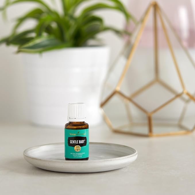 Young Living - Gentle Baby 15ml | Gentle Aroma for Babies | Soothing Skin | Relaxing & Moisturizing Aromatherapy Massage | Infant & Parenting Relaxation | Calming Scent